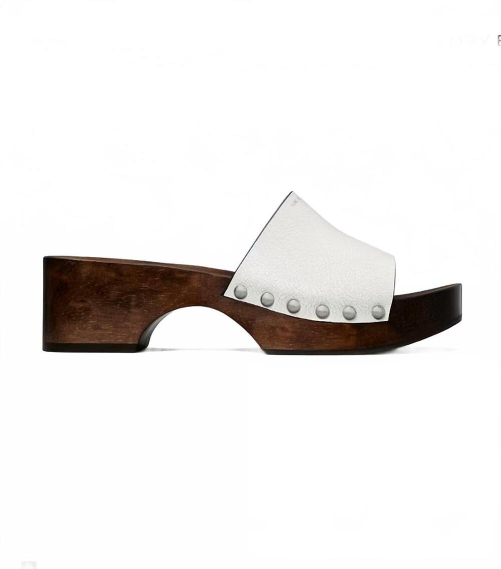NEW TORY BURCH women's clog sandal in moose